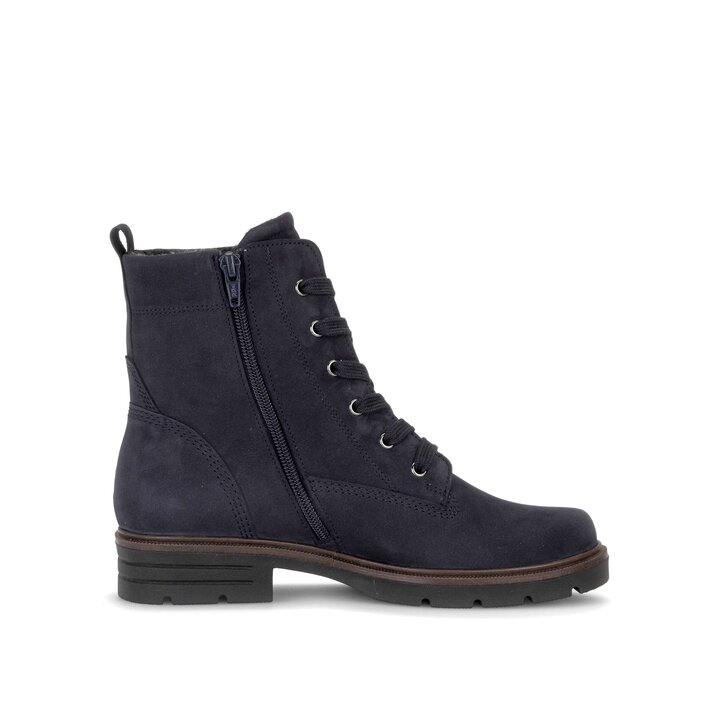 Stivaletto stringato blu #1