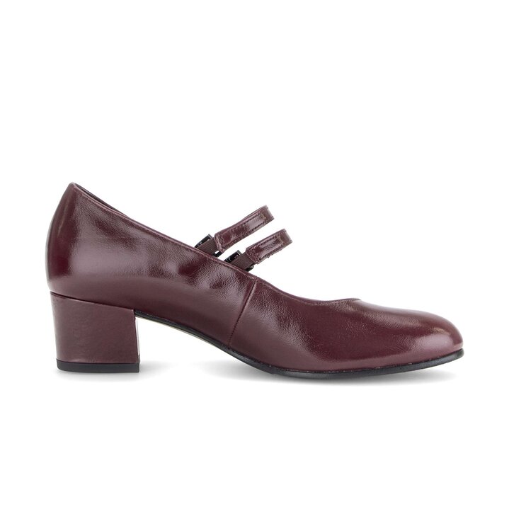 Décolleté con cinturino rosso #1