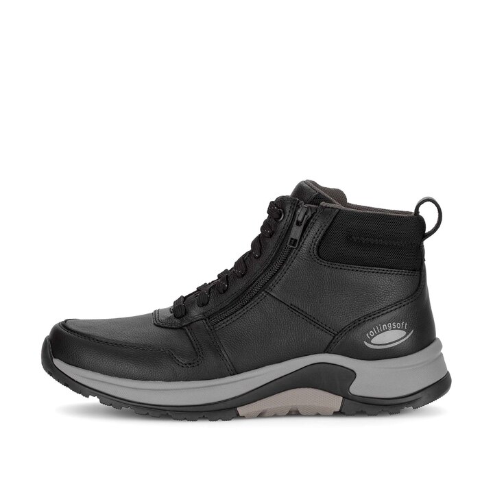 rollingsoft Schnürstiefelette schwarz #0