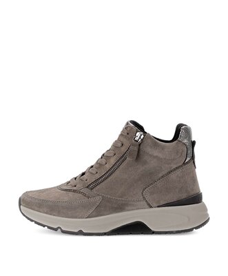 Sneaker high braun