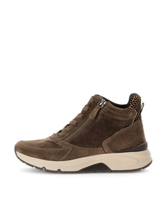 Sneakers alte marrone