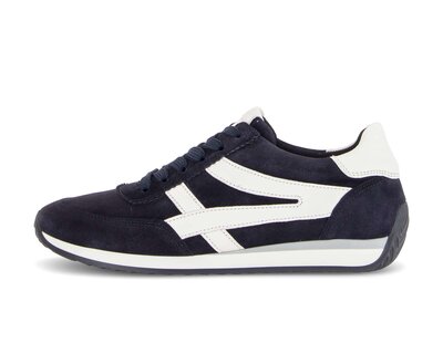 Lage sneaker blauw