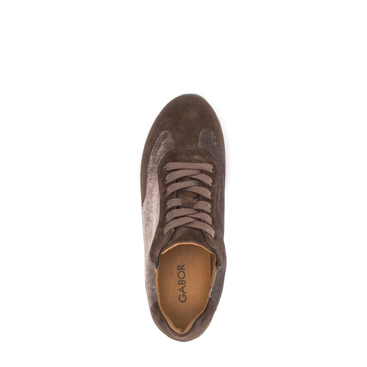 Lage sneaker bruin #5