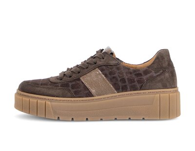 Sneaker low braun