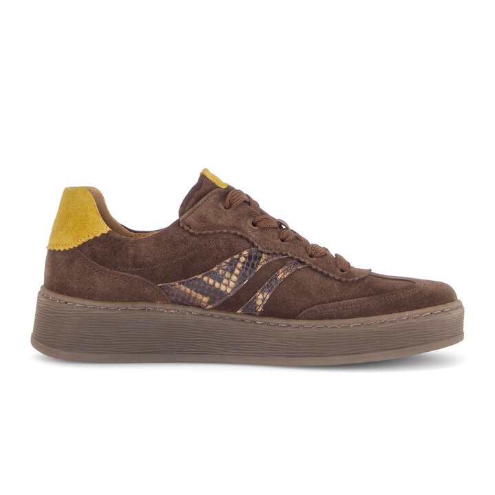 Lage sneaker bruin #1