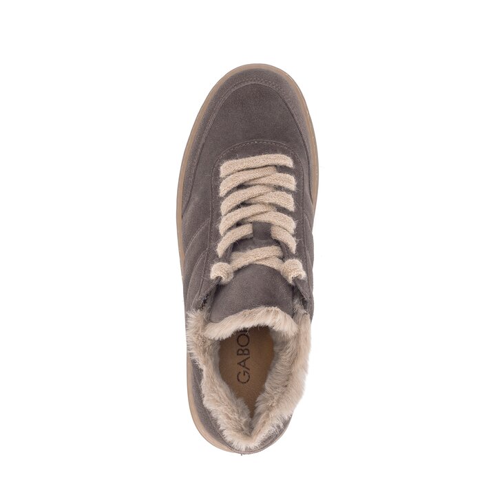 Sneakers basse grigio #5