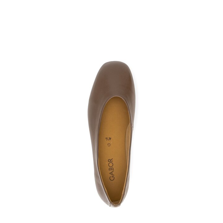 Eleganter Pump braun #5