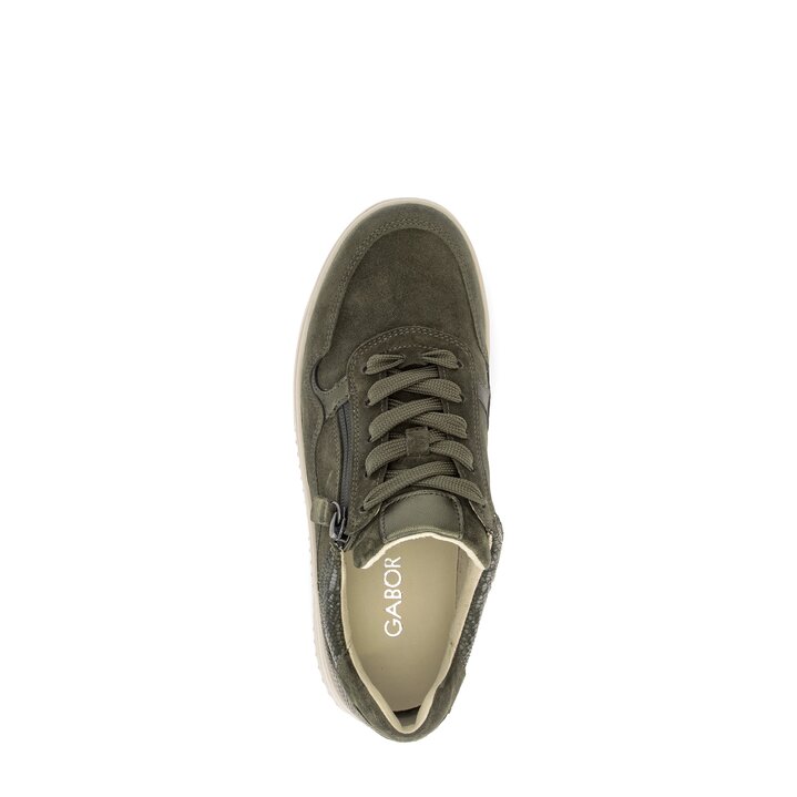 Sneakers basse verde #5