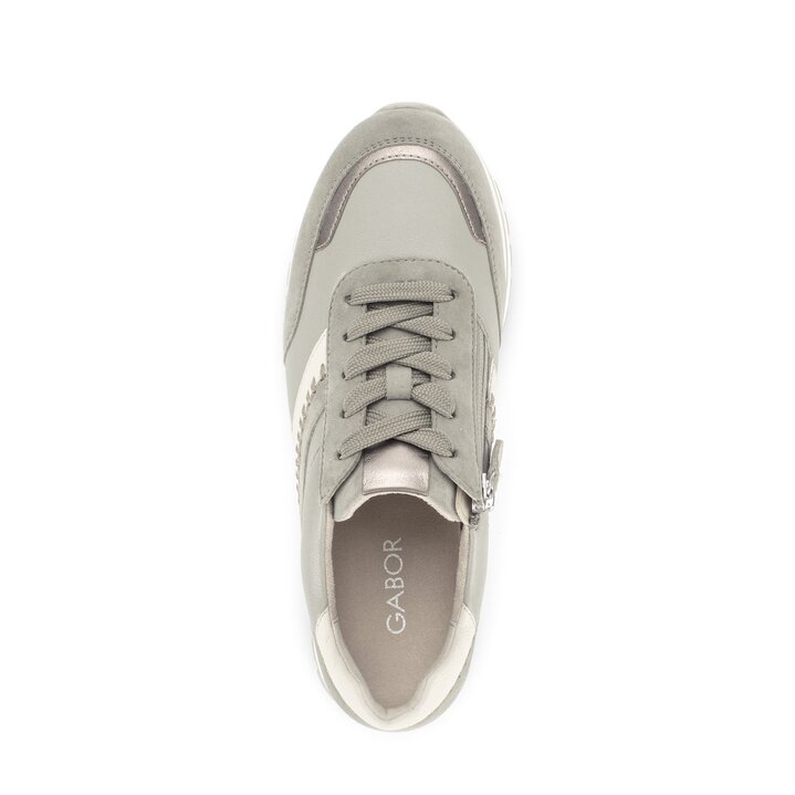 Sneakers basse verde #5
