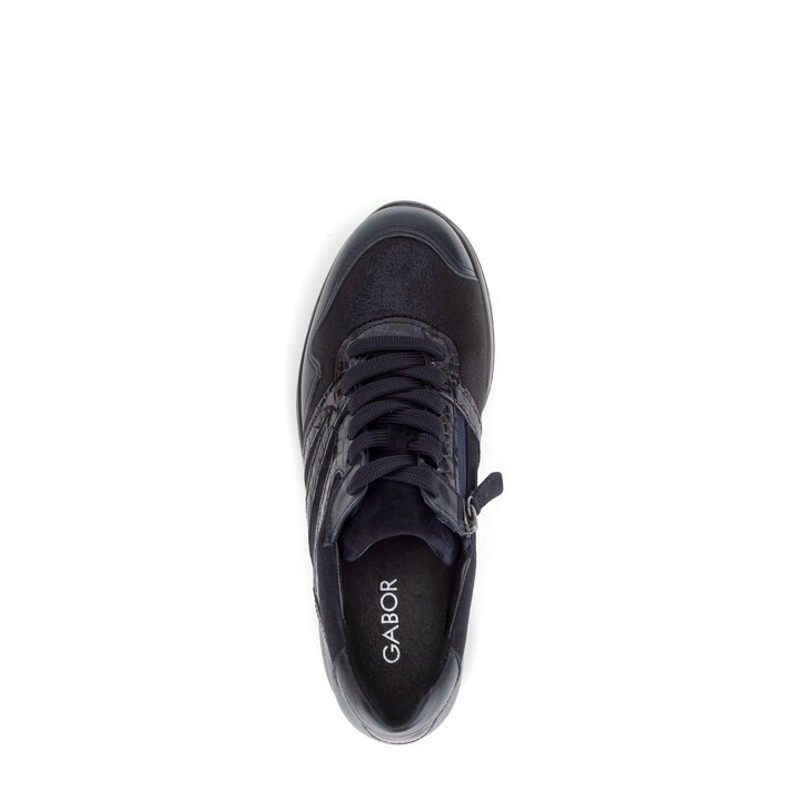 Sneakers basse blu #5