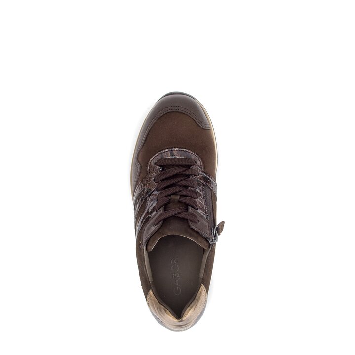 Sneakers basse marrone #5