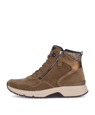 Sneaker high braun