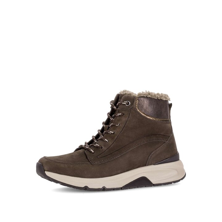 Hoge sneaker bruin #2