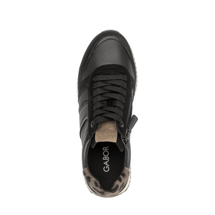 Lage sneaker zwart #5