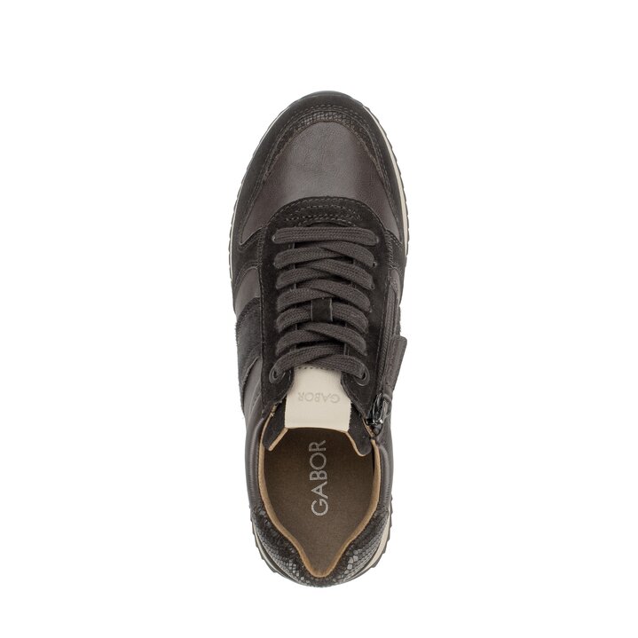 Lage sneaker bruin #5