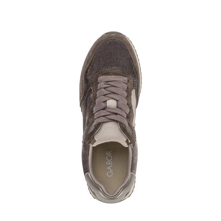 Sneakers basse marrone #5