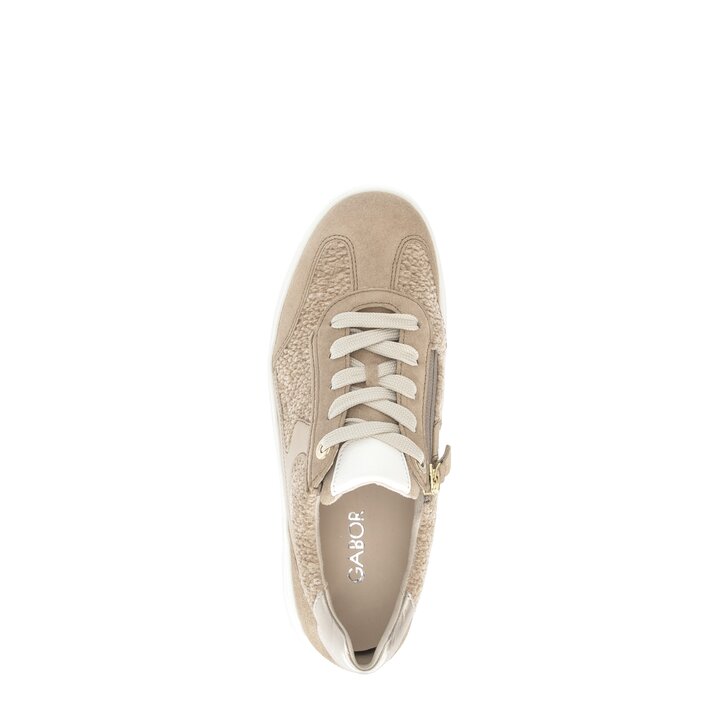 Sneakers basse beige #5