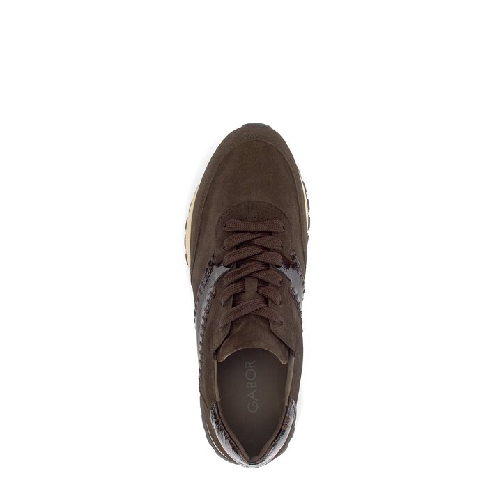 Sneakers basse marrone #5