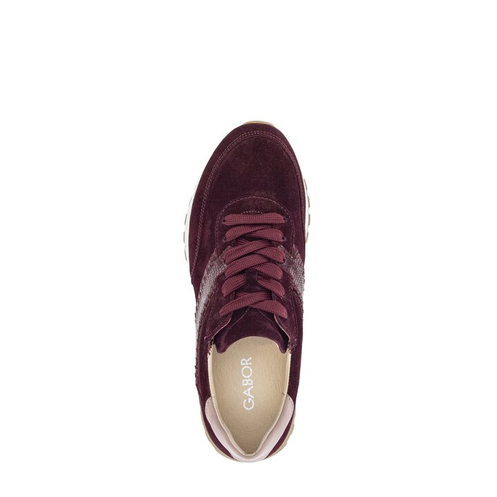 Lage sneaker rood #5