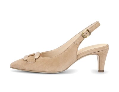 Slingpumps beige