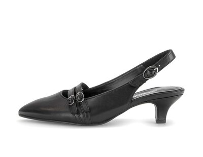 Slingback nero