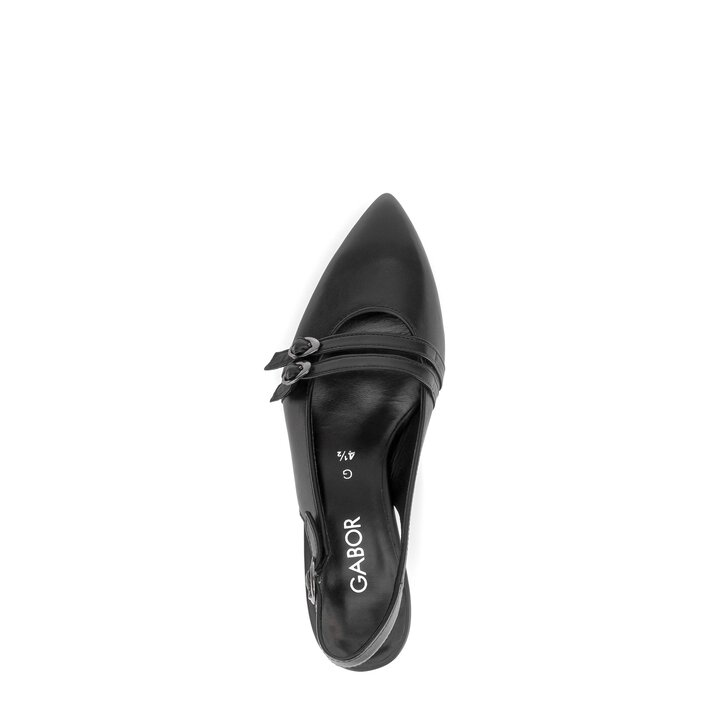 Slingback nero #5