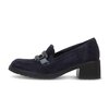 Hochfrontpumps blau