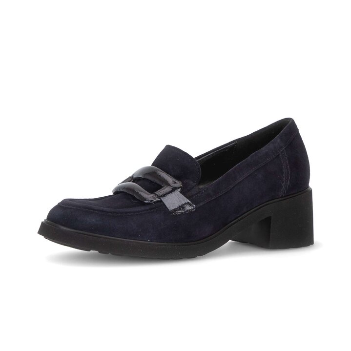 Hochfrontpumps blau #2