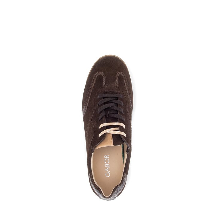 Sneakers basse marrone #5
