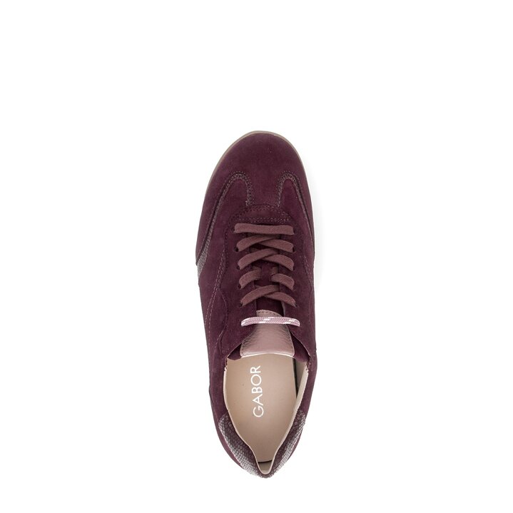 Sneakers basse rosso #5