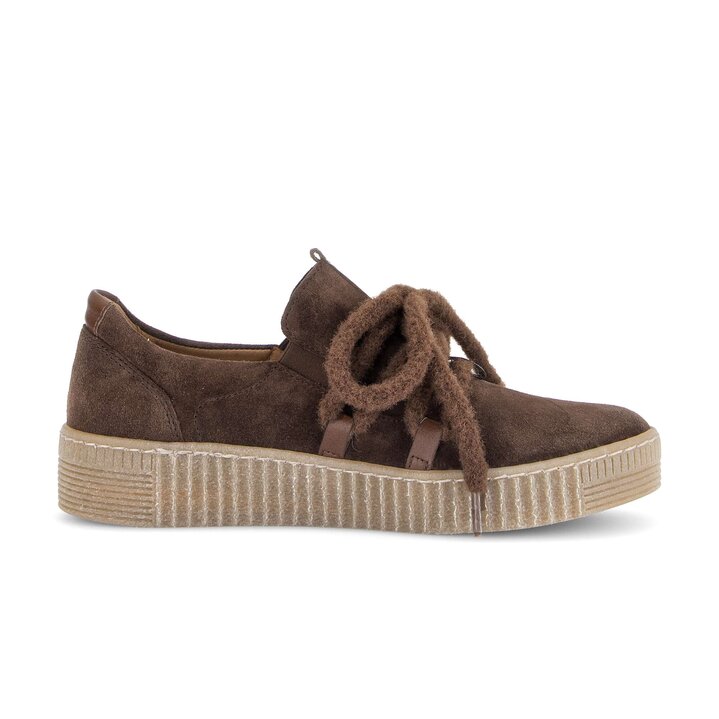 Sneakers basse marrone #1