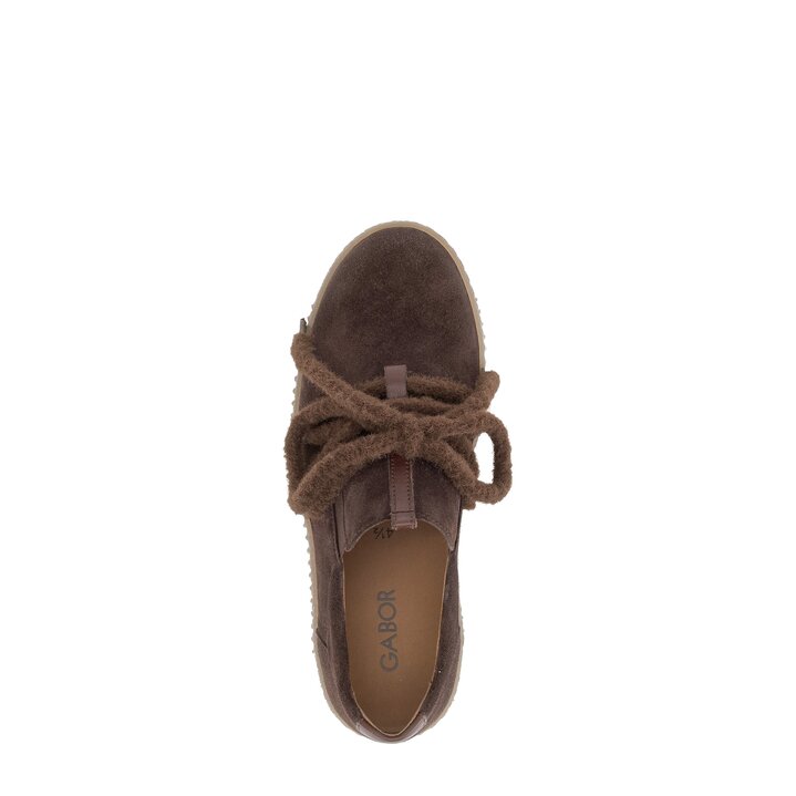 Sneakers basse marrone #5