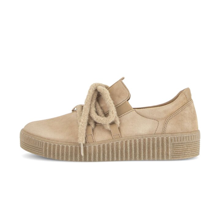Lage sneaker beige #0