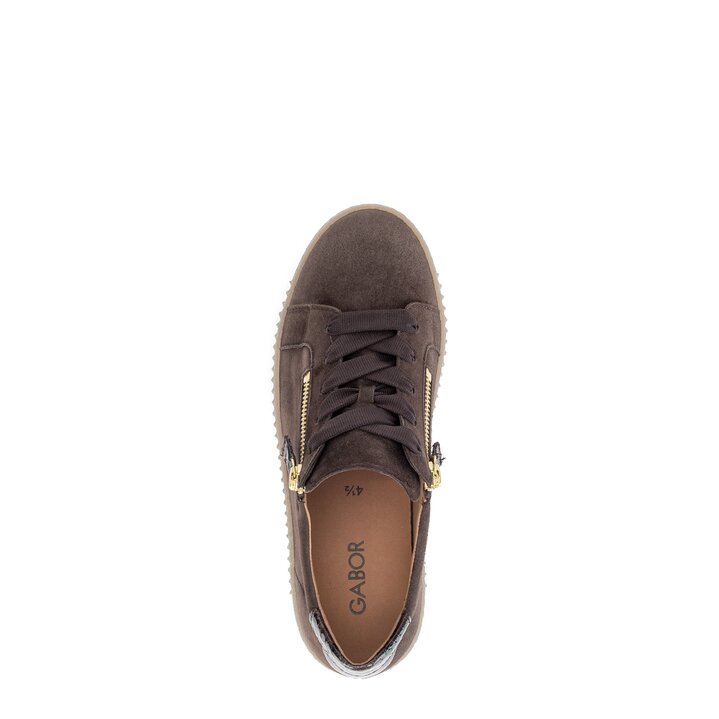 Sneaker low braun #5