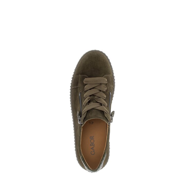 Sneakers basse verde #5