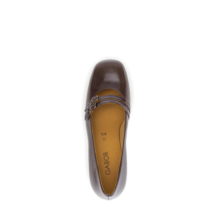 Eleganter Pump braun #5