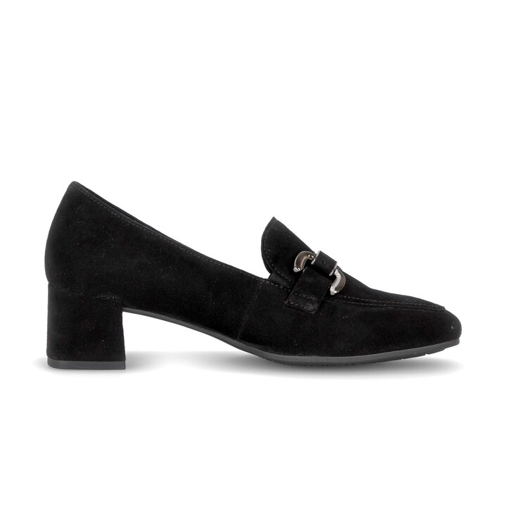 Chaussures emboîtantes à talon noir #1
