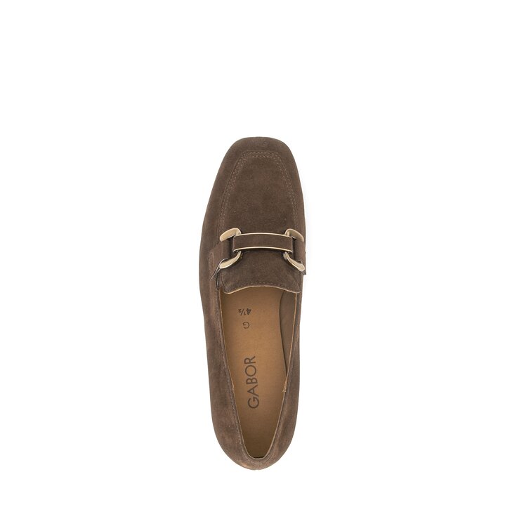 Chaussures emboîtantes à talon marron #5