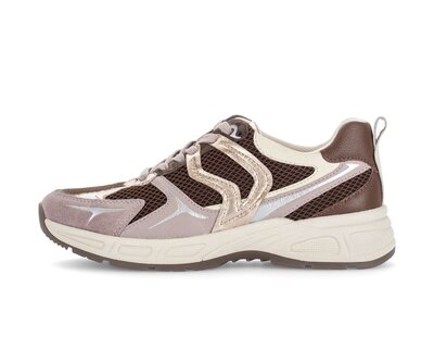 Lage sneaker bruin