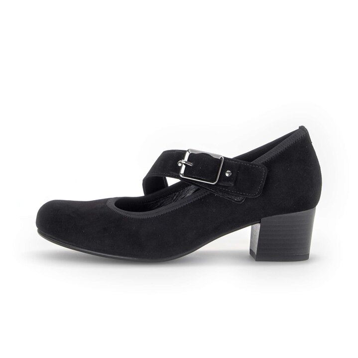 Spangenpumps schwarz #0