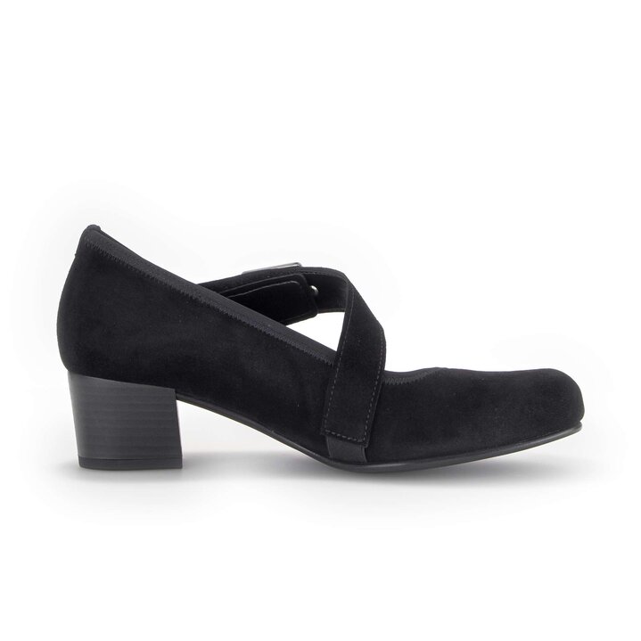 Spangenpumps schwarz #1