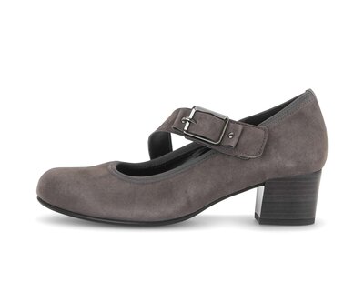 Spangenpumps Grau