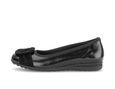 Sportliche Ballerina schwarz