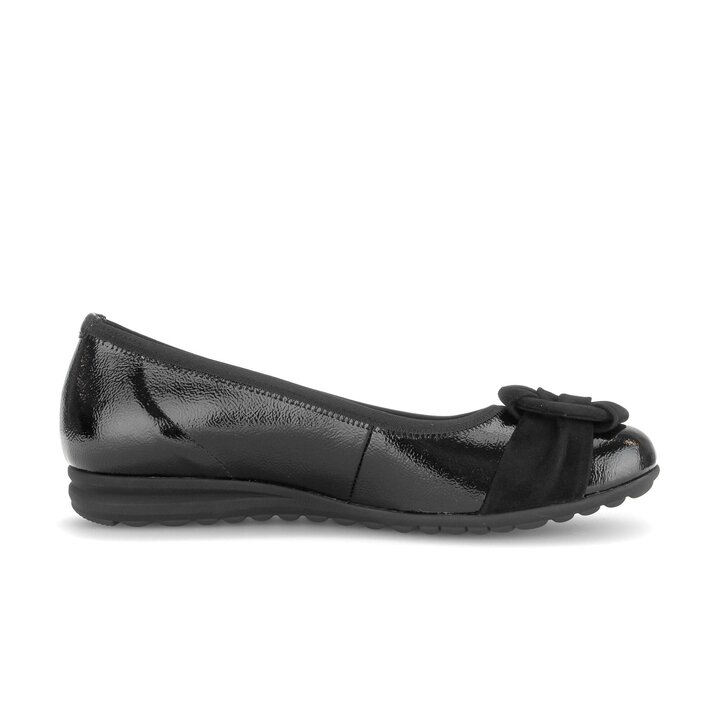 Sportliche Ballerina schwarz #1