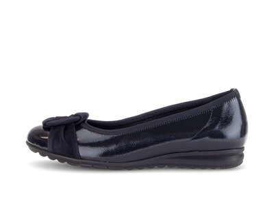 Sportliche Ballerina blau