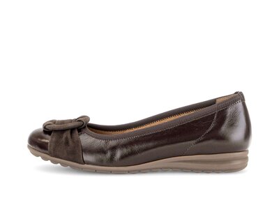 Ballerine sportive marron