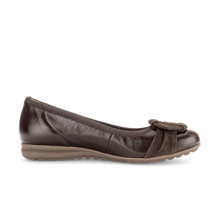 Ballerine sportive marron #1