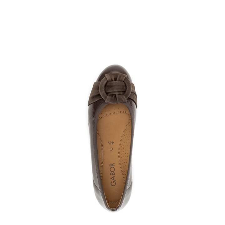 Ballerine sportive marron #5