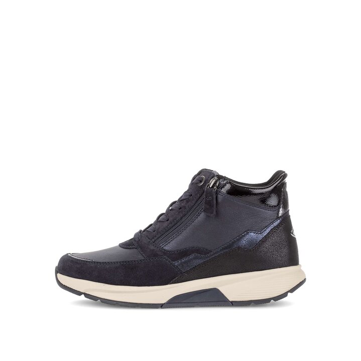 Hoge sneaker blauw #0