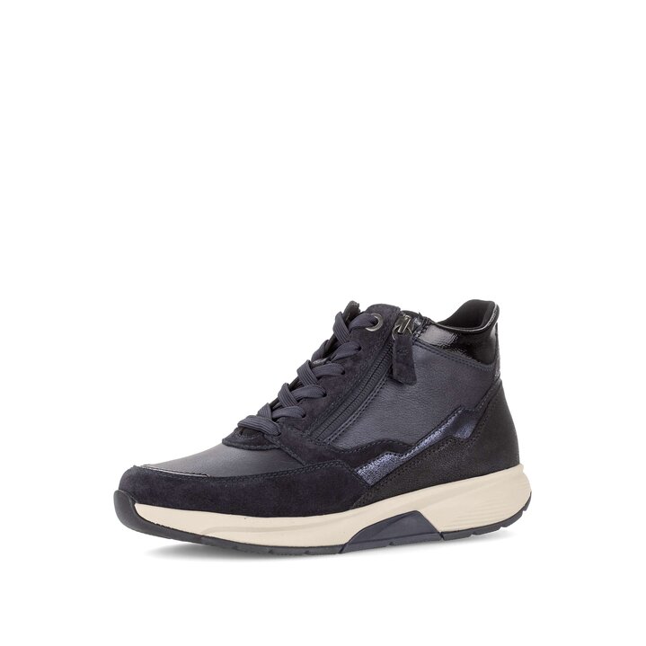 Hoge sneaker blauw #2